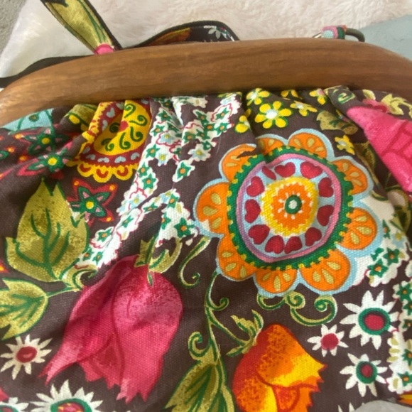 Binny Boho Floral Fabric Shoulder Bag - Picture 11 of 12